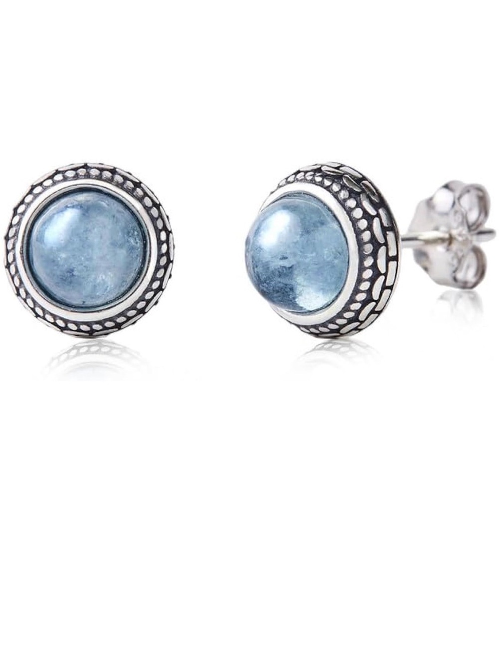 NEW - Aquamarine Stud Earrings